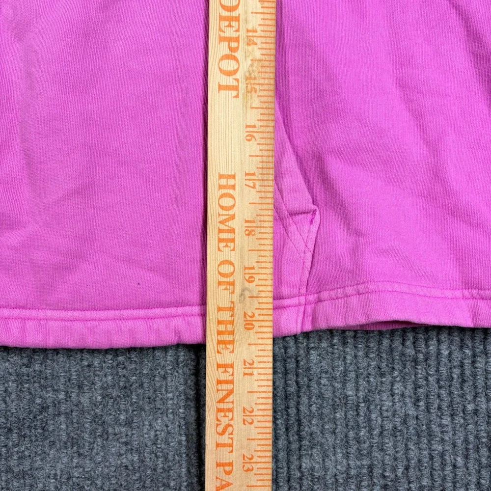 PINK Victoria's Secret Pullover Womens XL Quarter Zip Sweatshirt  Crop Fleece - Picture 5 of 9